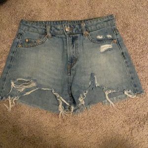 Wild fable ripped jean shorts